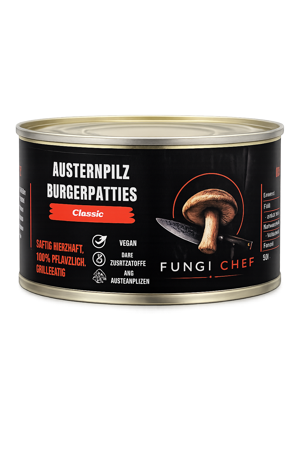 Austernpilz-Burgerpatties Classic